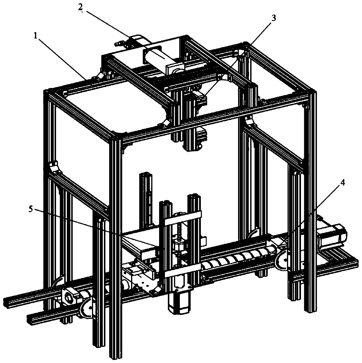 Knee joint prosthesis testing system and testing method