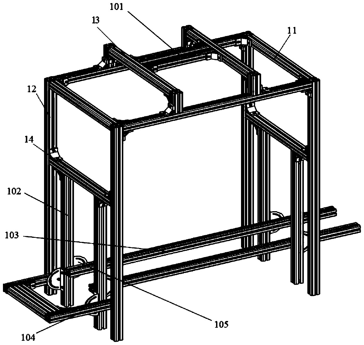 Knee joint prosthesis testing system and testing method