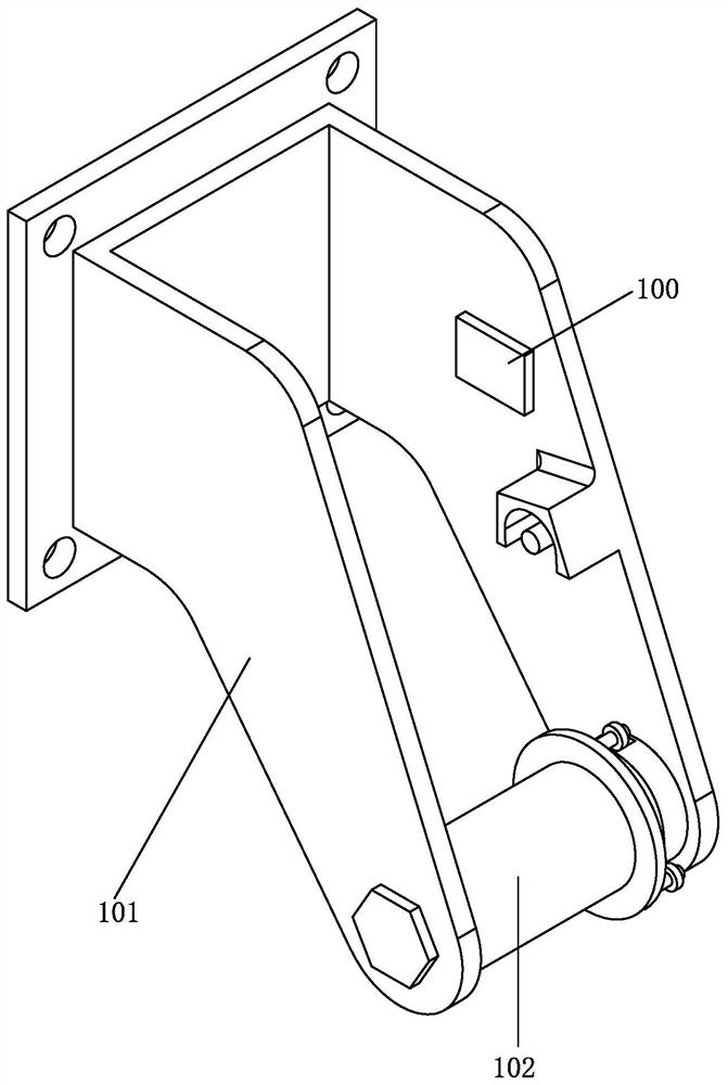 Mute trundle with a brake structure