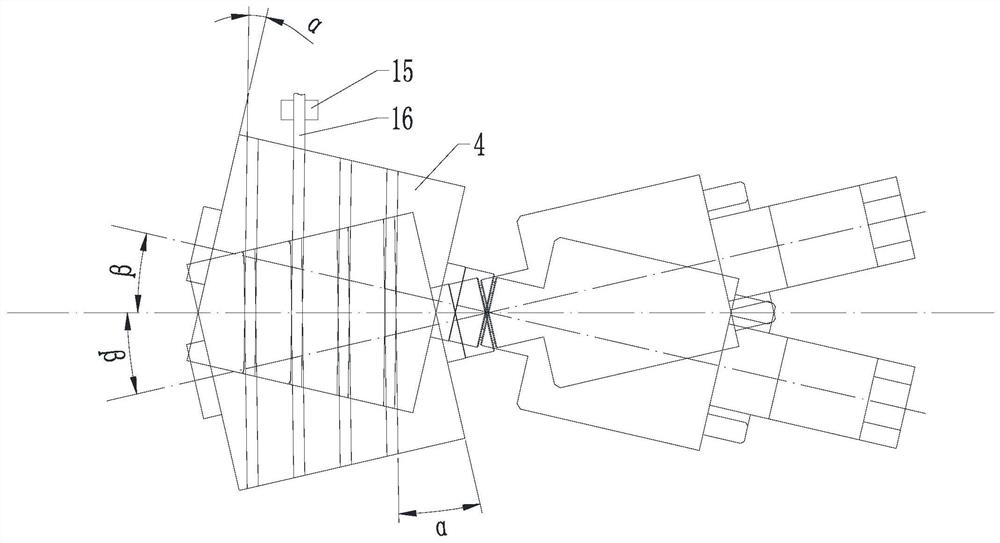 Winding machine of three-freedom-degree linkage winding spindle shaft