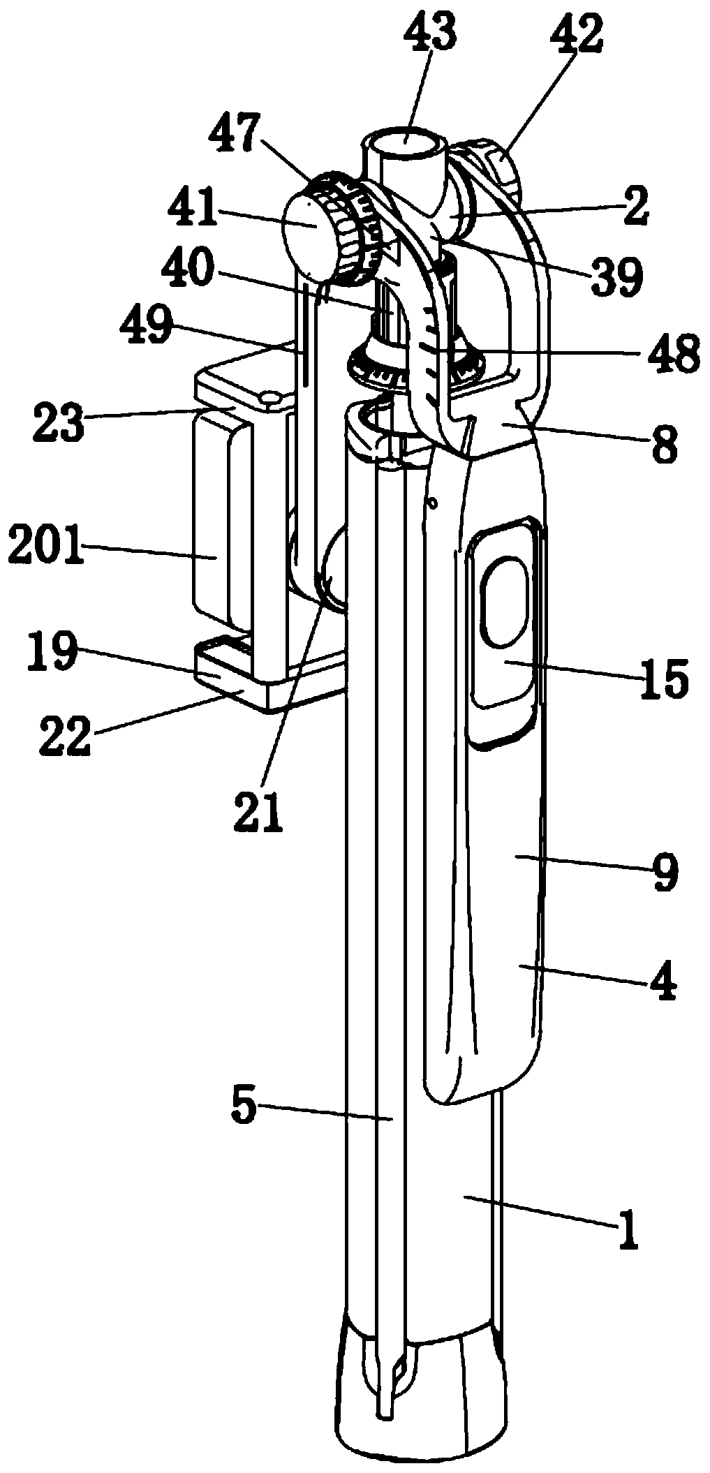 Multifunctional selfie stick with stable shooting effect