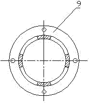 Fixed auxiliary member for drilling inner hole in wooden product