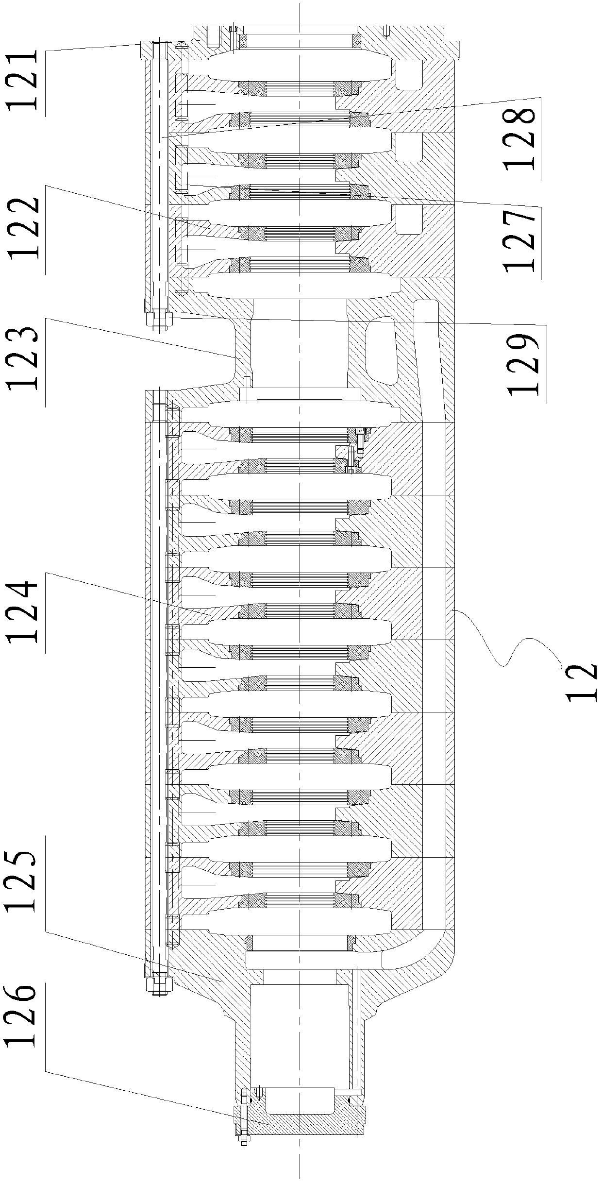 Charging pump for nuclear power station