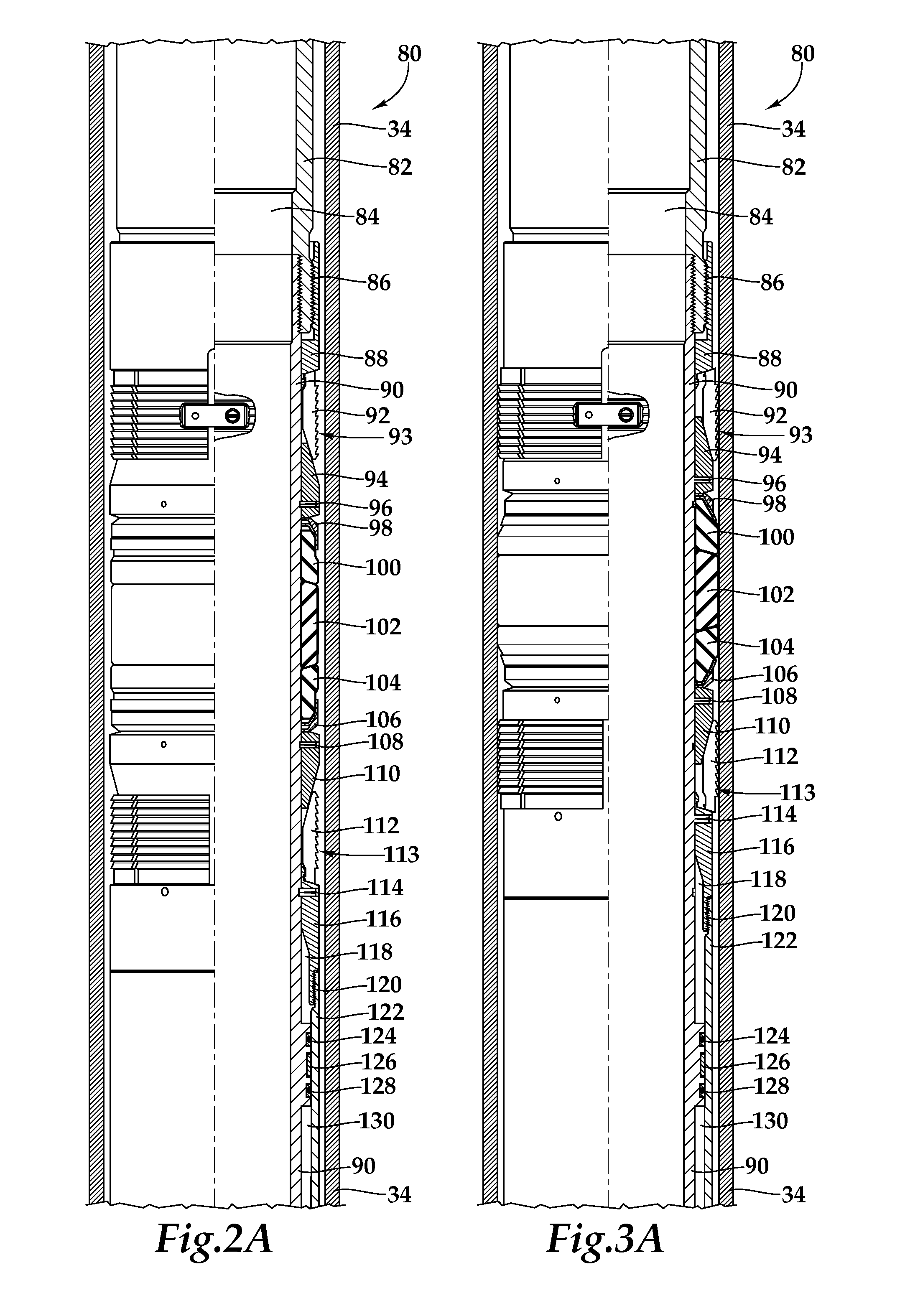 Interventionless set packer and setting method for same