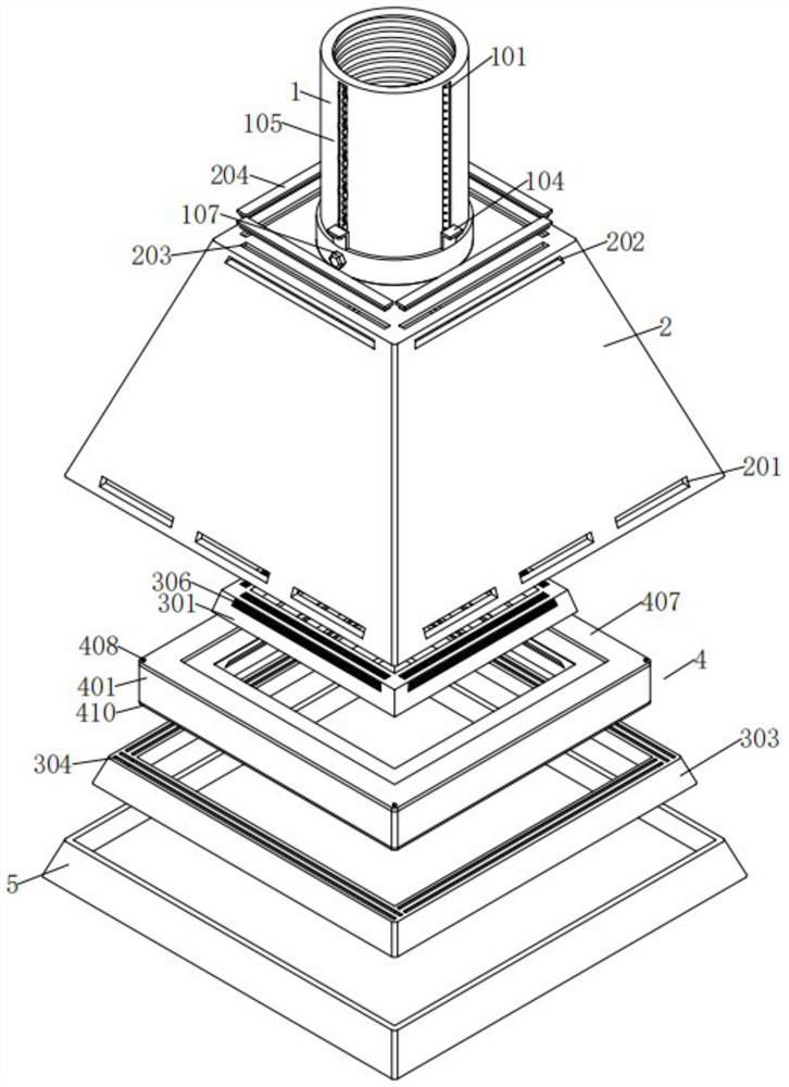 Purification and dust removal device for industrial robot operation and purification method thereof