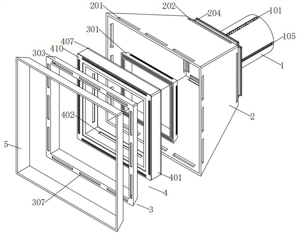 Purification and dust removal device for industrial robot operation and purification method thereof