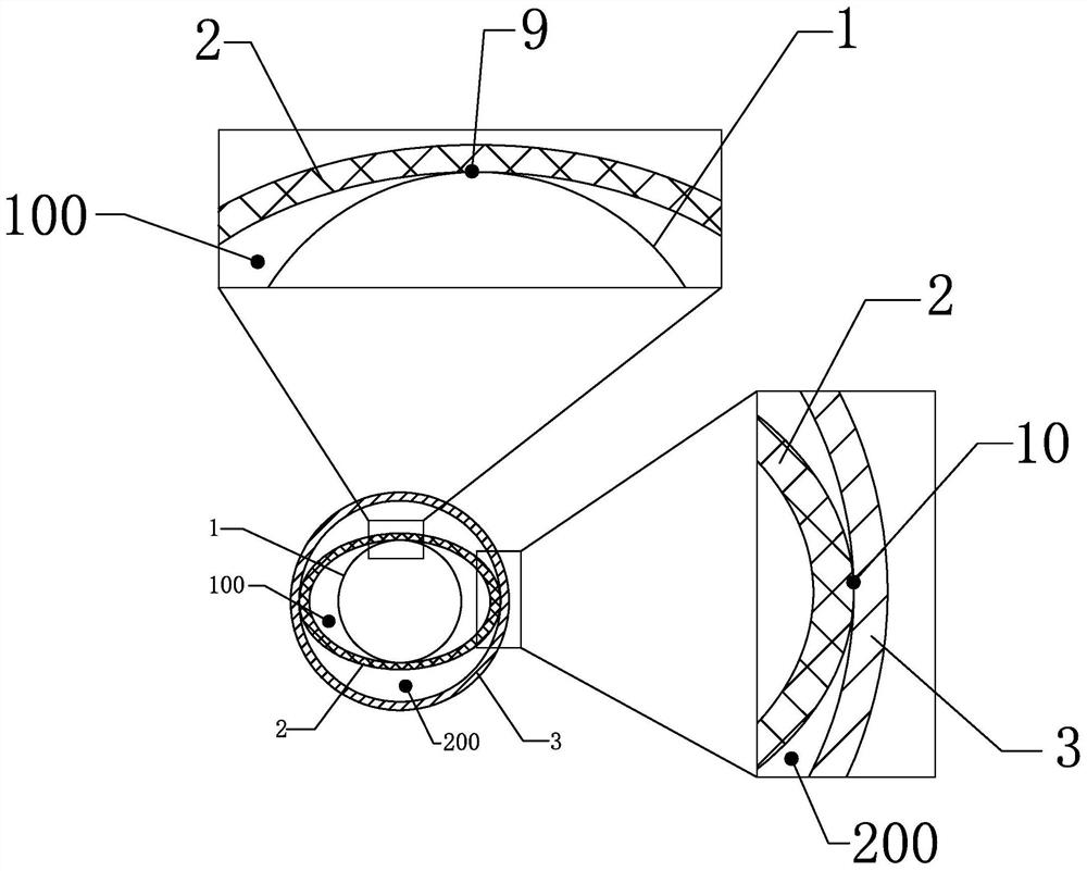 Cooling sleeve and optical fiber conduit with same