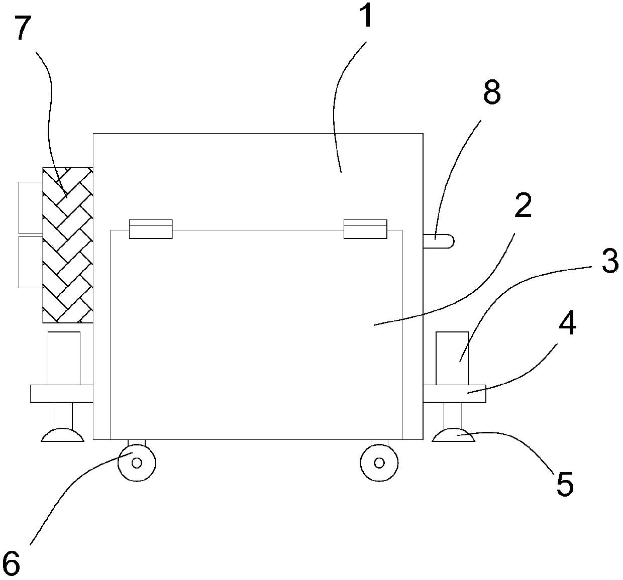 Printing paper tape waste collecting device