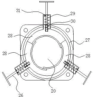 Adjustable double-stage-rotation purifying device