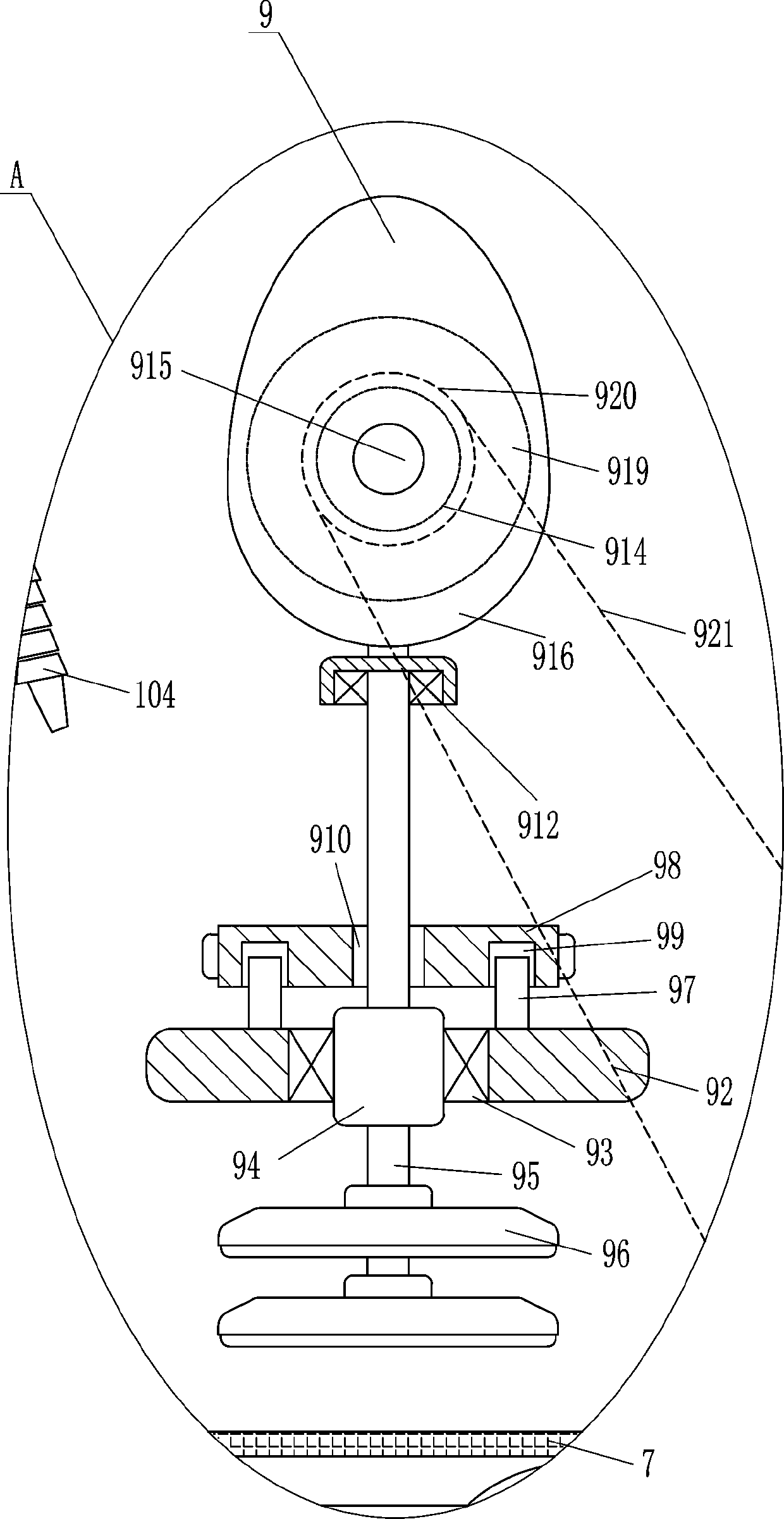 Quartz stone polishing machine