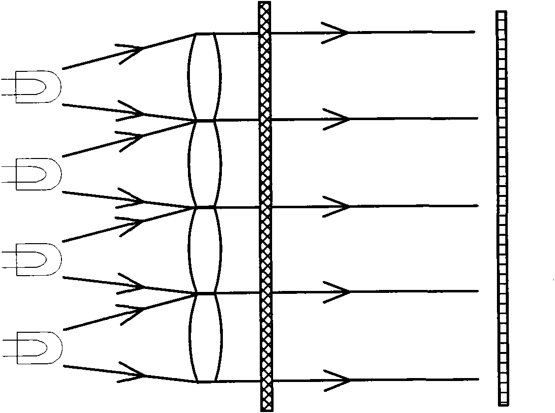 Speed measuring and positioning method of single-row light source Z-type reflected light screen targets