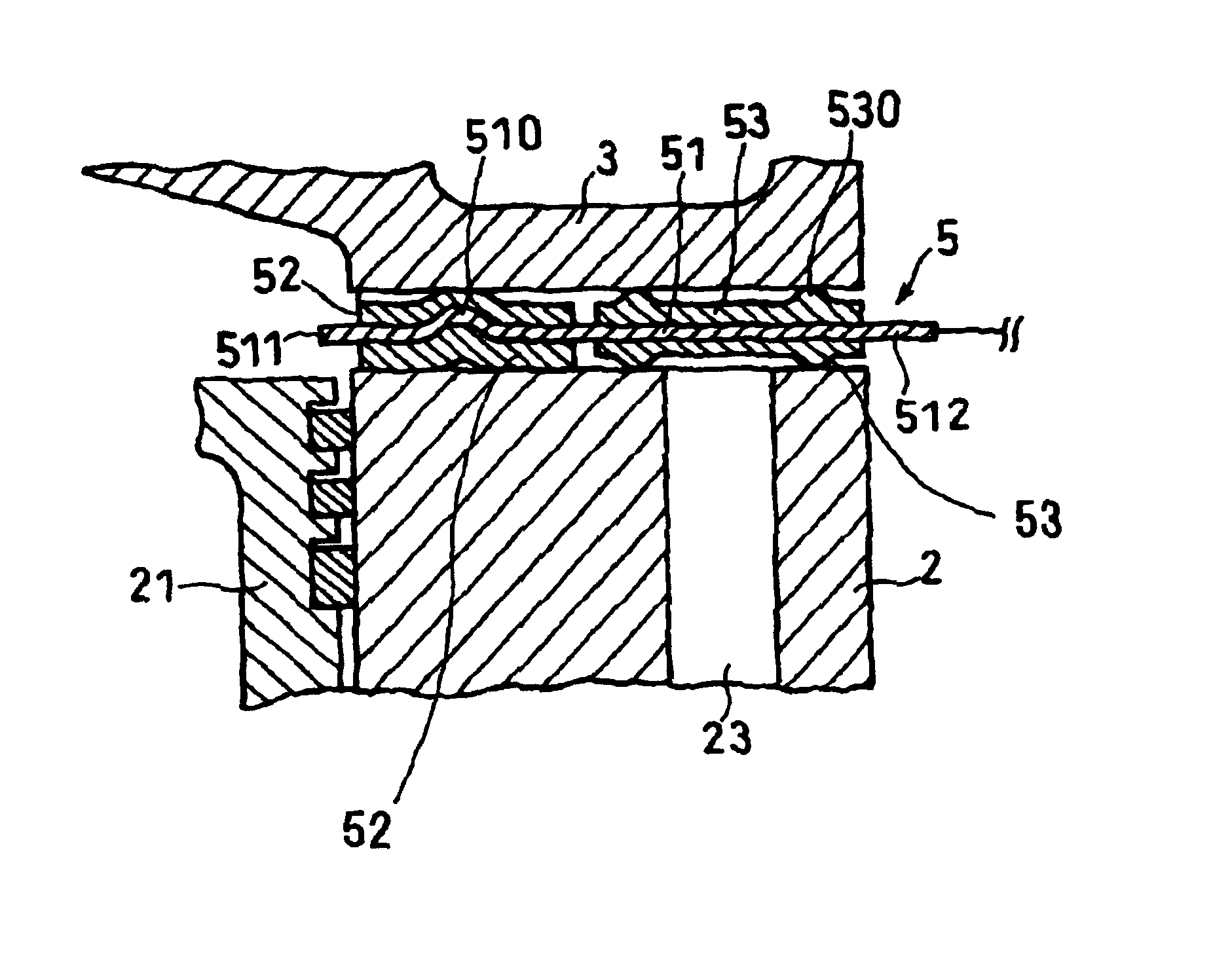 Gasket embedding an ion sensor