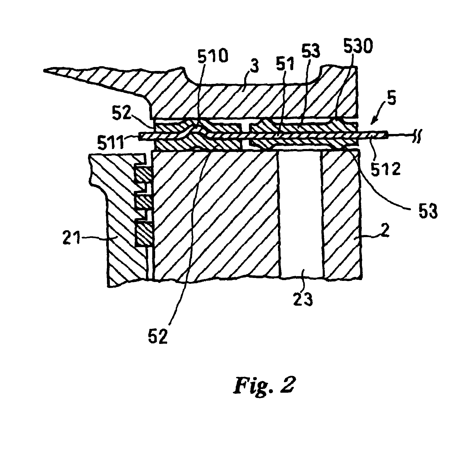 Gasket embedding an ion sensor