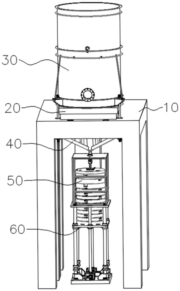 High-precision fluid quantitative metering device and fluid quantitative metering method