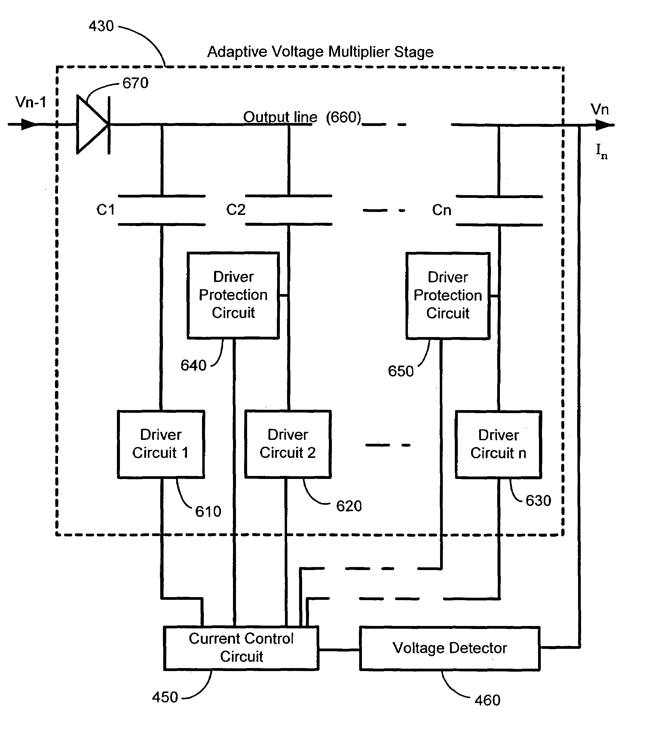 High voltage ripple reduction and substrate protection