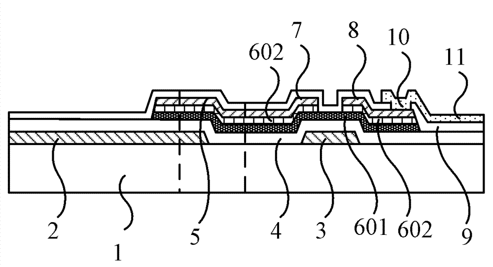 Array substrate, liquid crystal display and manufacturing method of array substrate