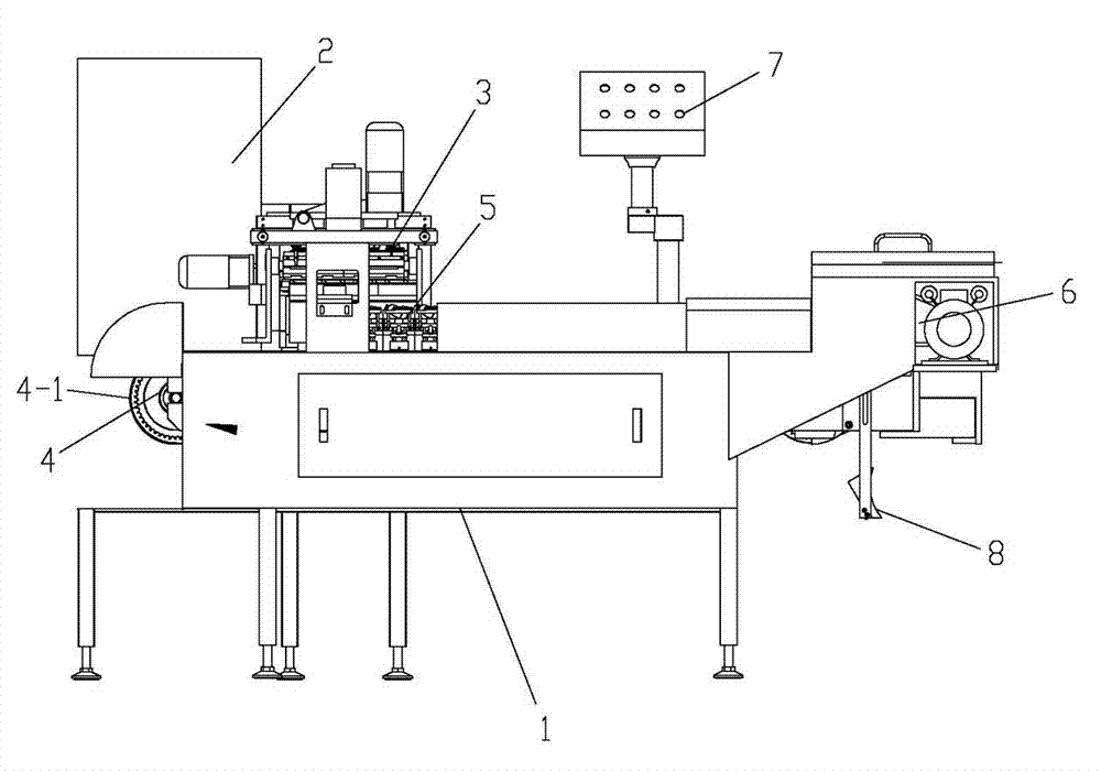 Betel nut slicing machine