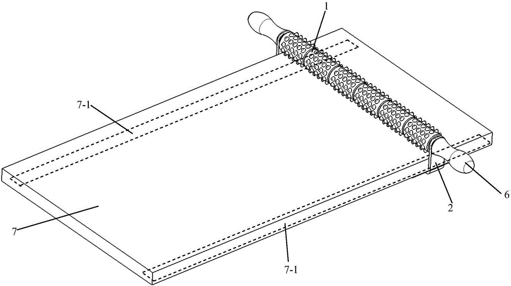 Foam roller with supports