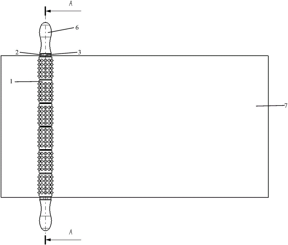 Foam roller with supports