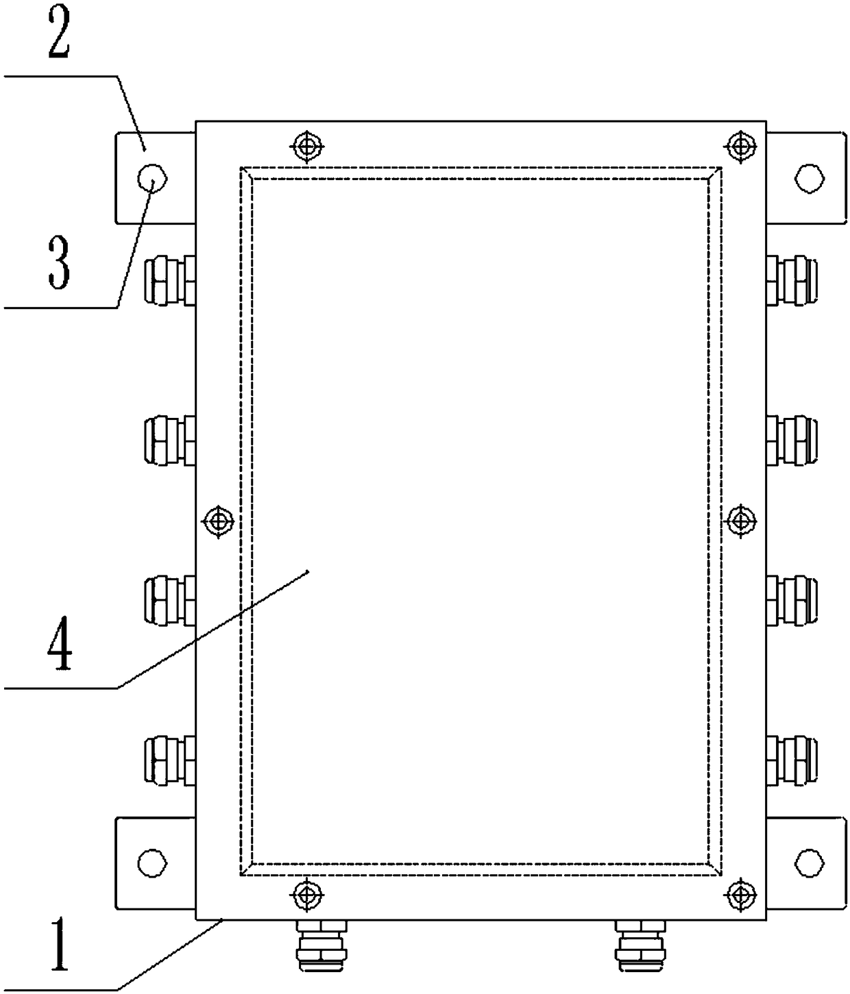 Mining intrinsic safety type transmission substation and use method thereof