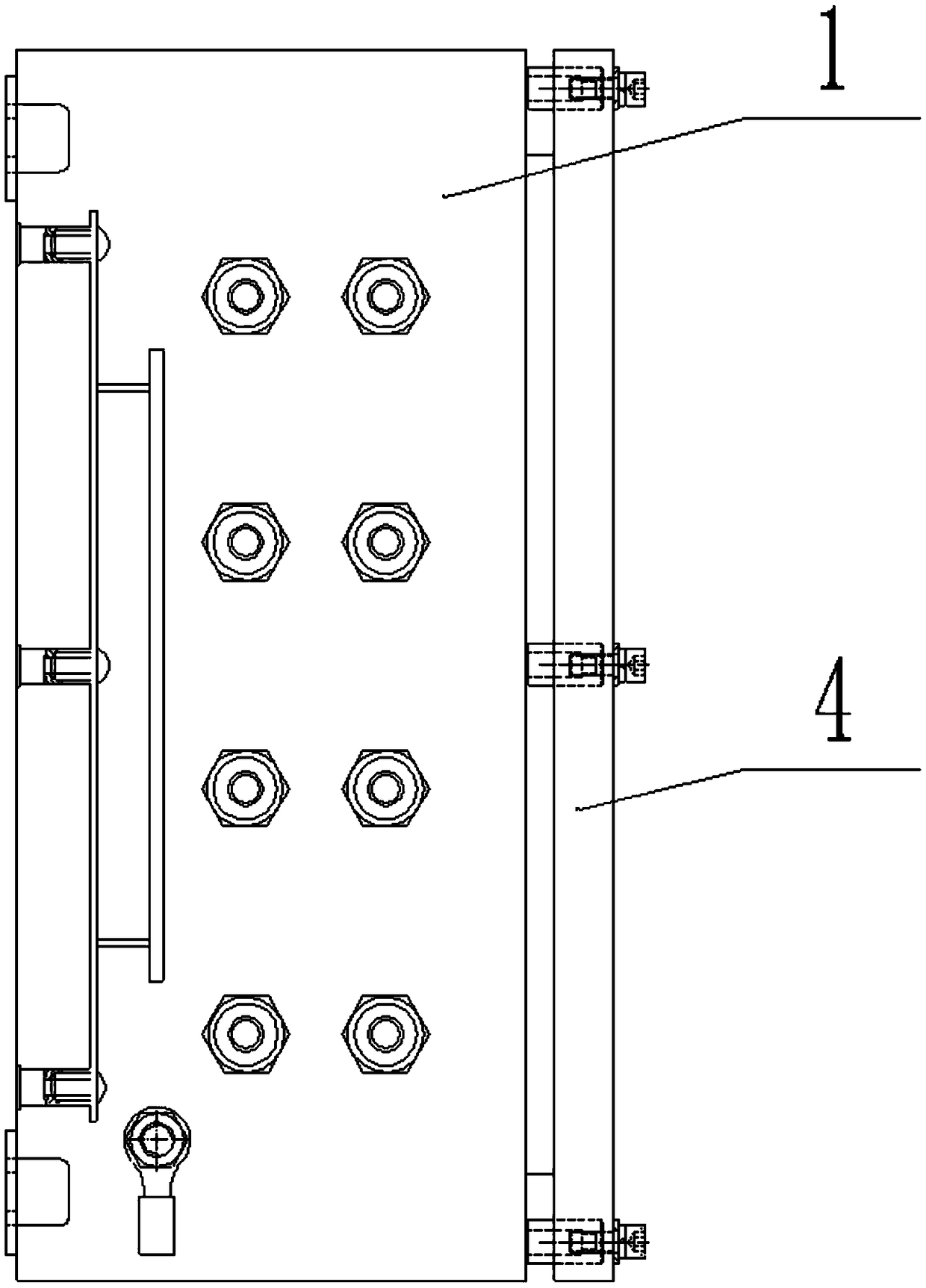 Mining intrinsic safety type transmission substation and use method thereof