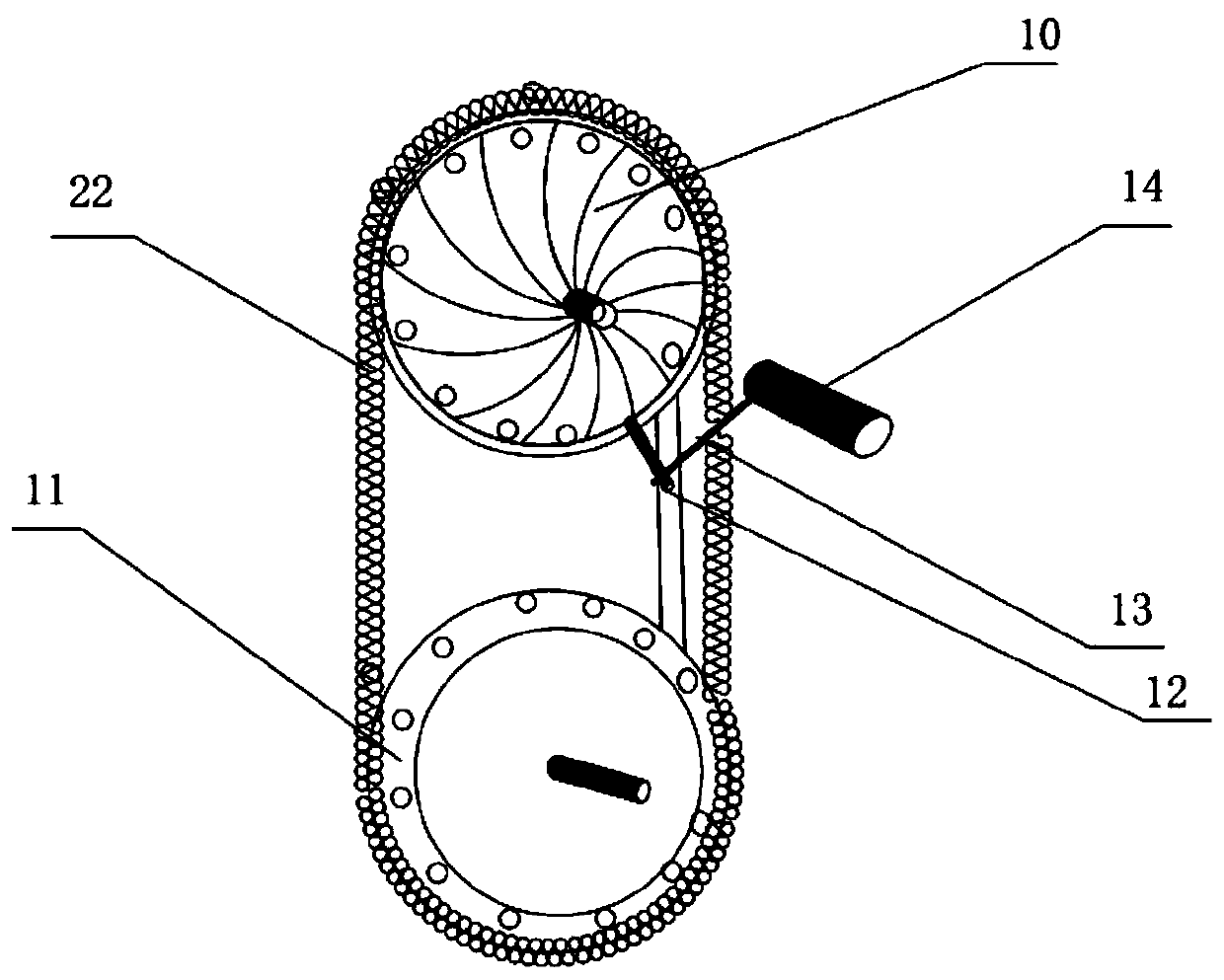 Lever synergism power generation device