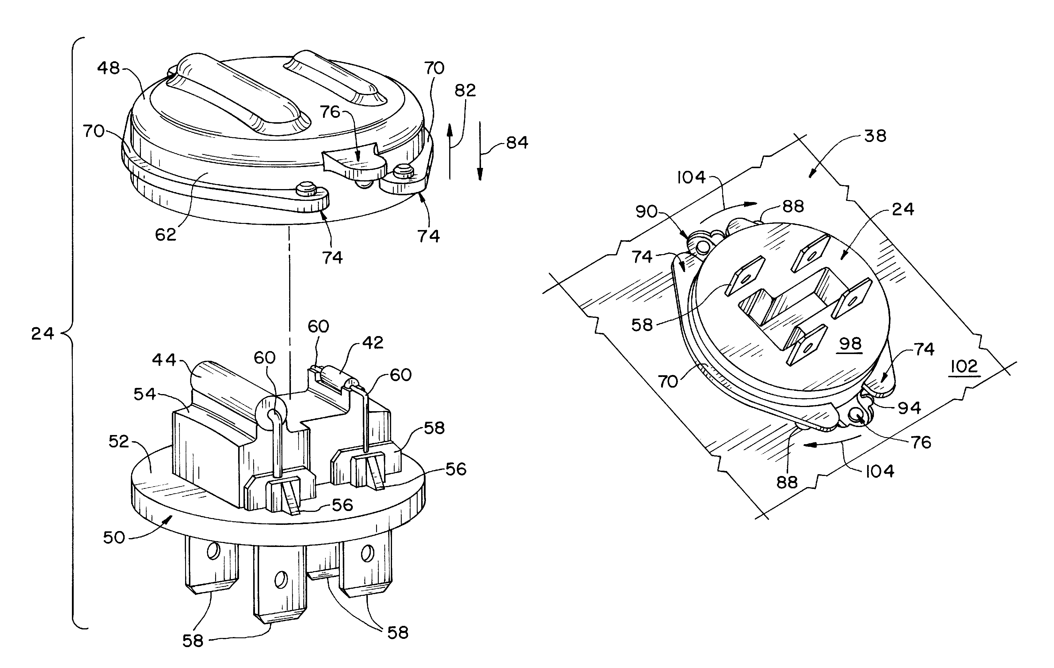 Thermal assembly coupled with an appliance