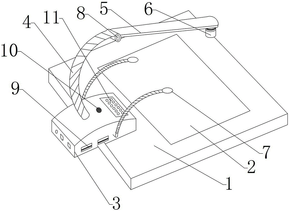 Portable video display bench for teaching