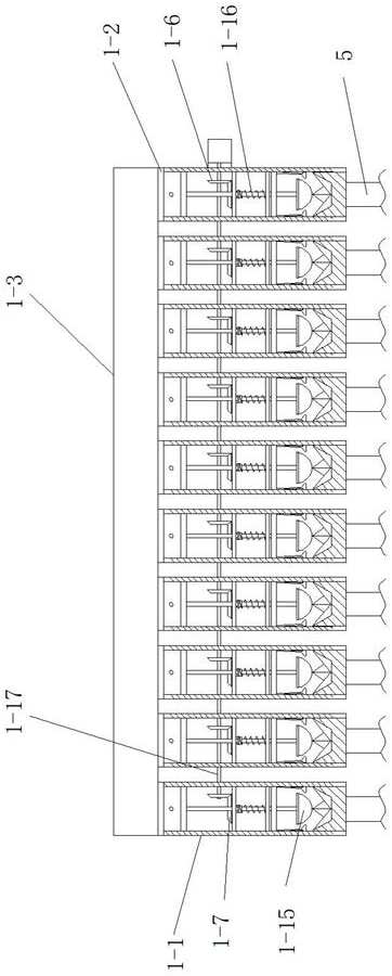 Viscous adsorption method of test probe cleaning method