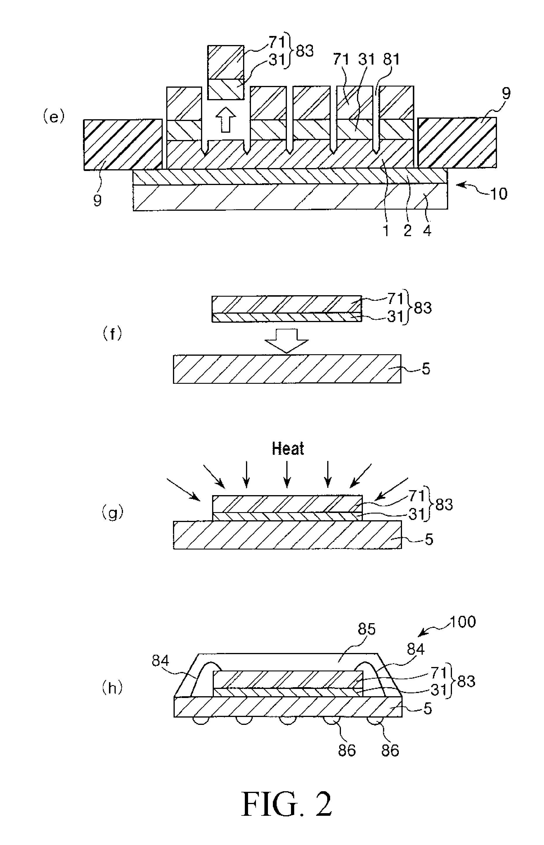 Film for semiconductor and semiconductor device manufacturing method