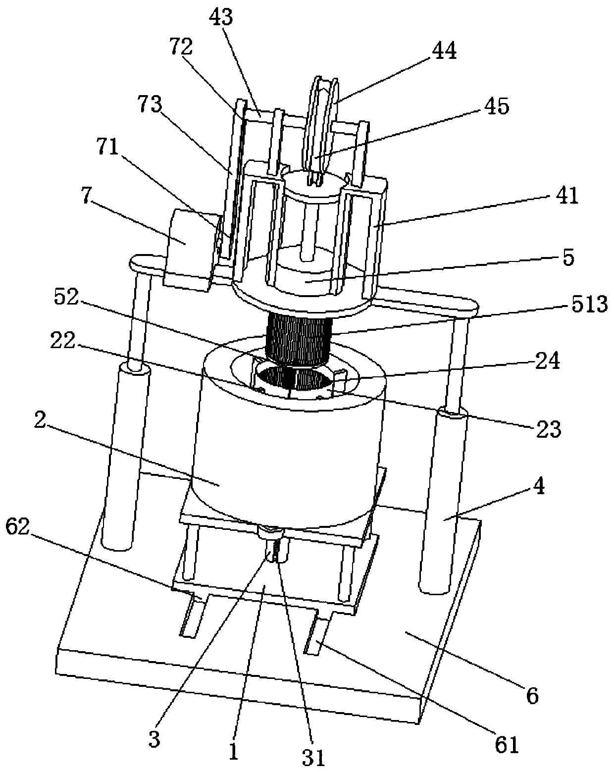 Precision processing device of formed electric motor alloy shell