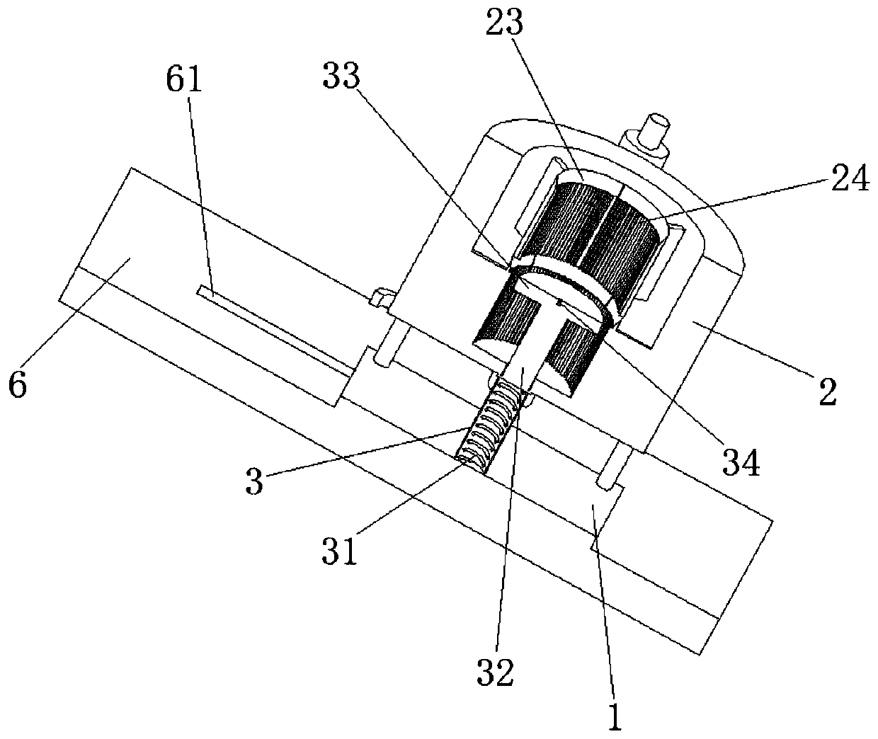 Precision processing device of formed electric motor alloy shell