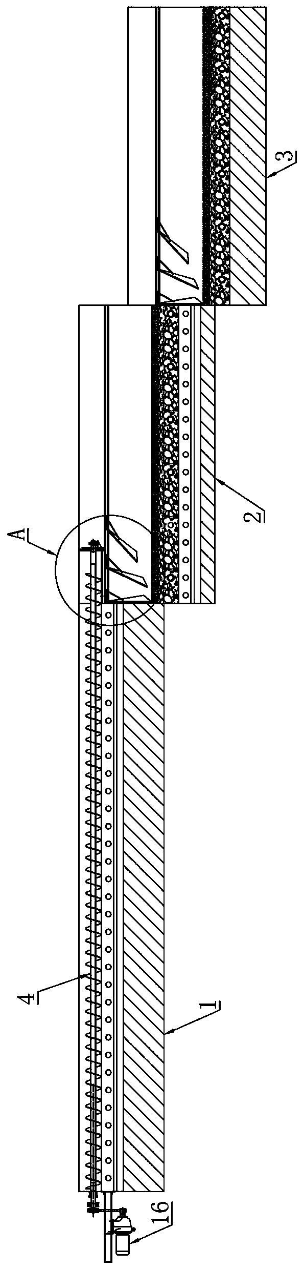 Dry fermentation bed system for municipal sludge