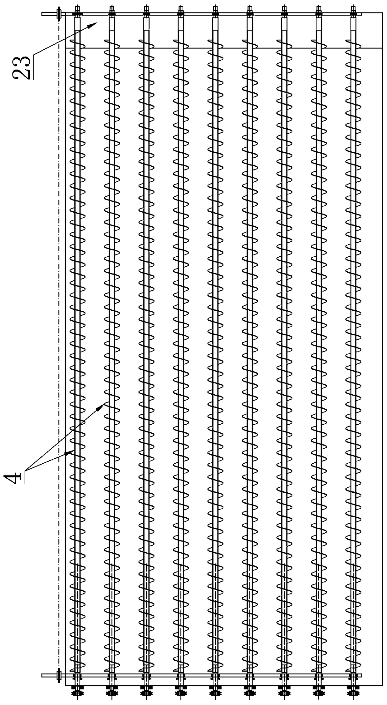 Dry fermentation bed system for municipal sludge