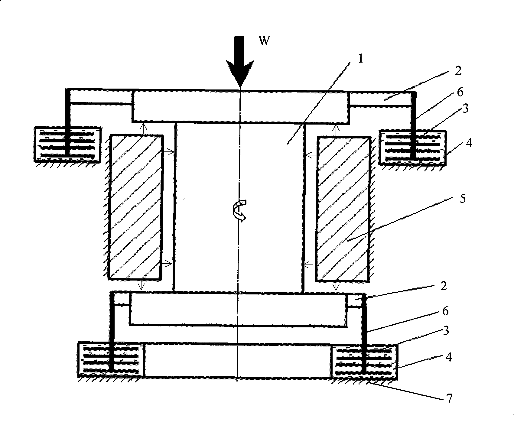 Single (double) wing type gas/ liquid two-phase composite gyration basic method and device