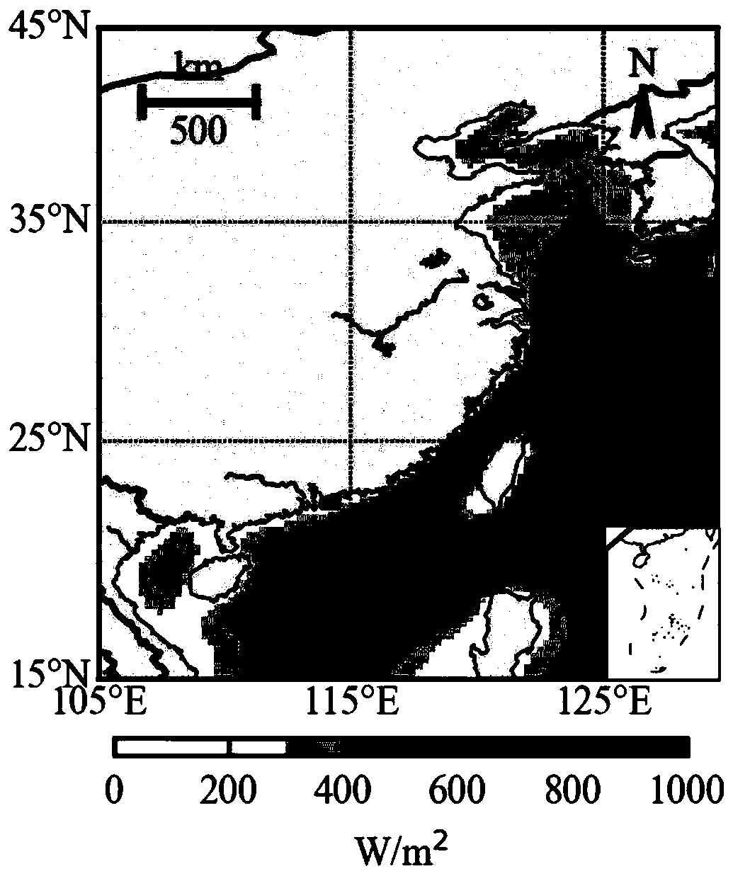 Ocean wind energy downscaling method based on deep learning neural network