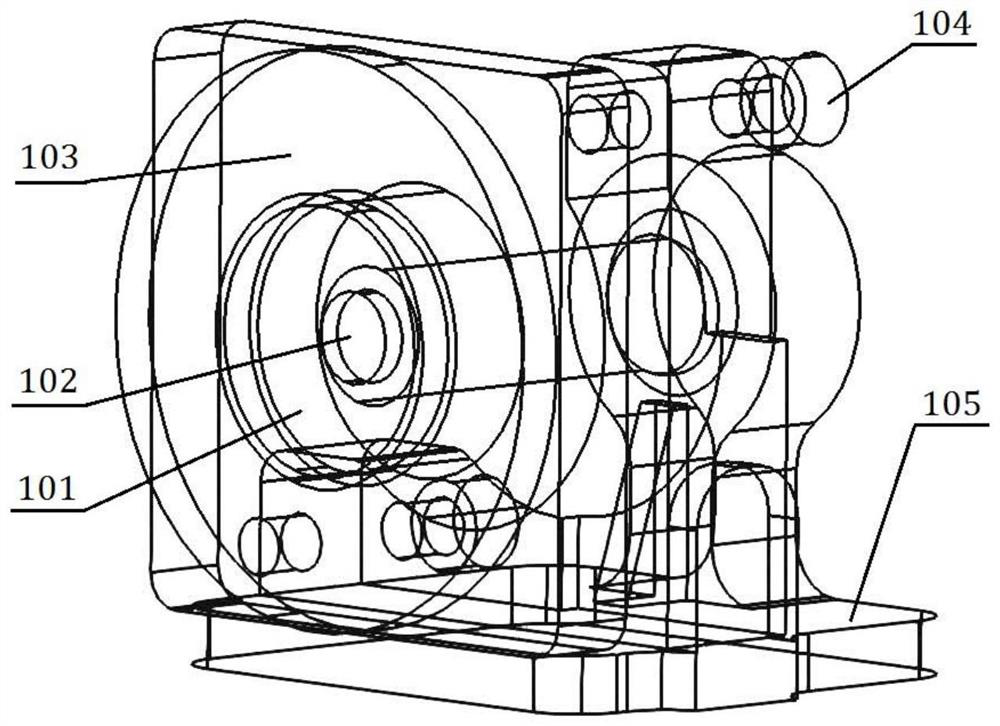 Shearing speckle interference system based on integrated phase shift reflector