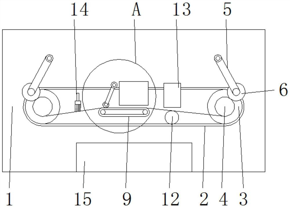 Non-woven fabric sizing equipment