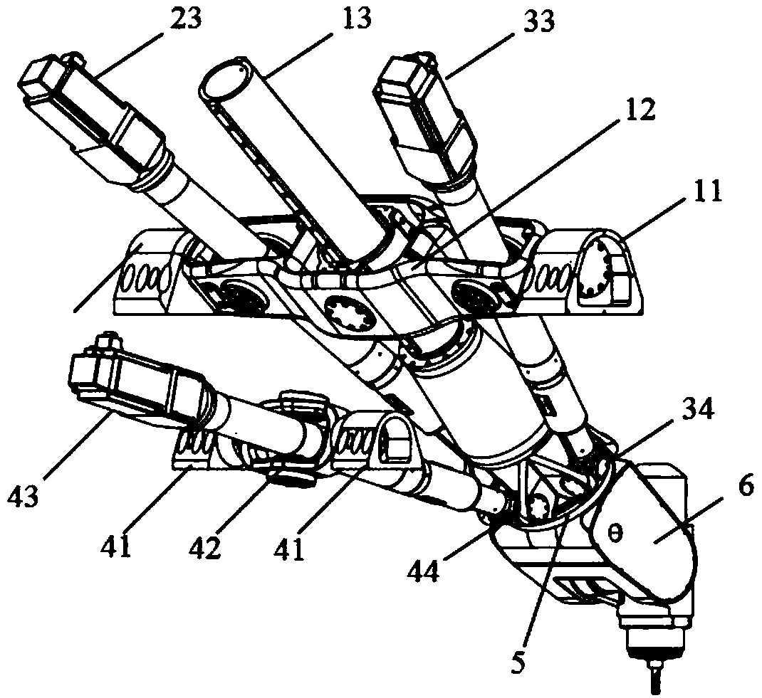 A Direct Error Compensation Technology for Five Degrees of Freedom Hybrid Robot