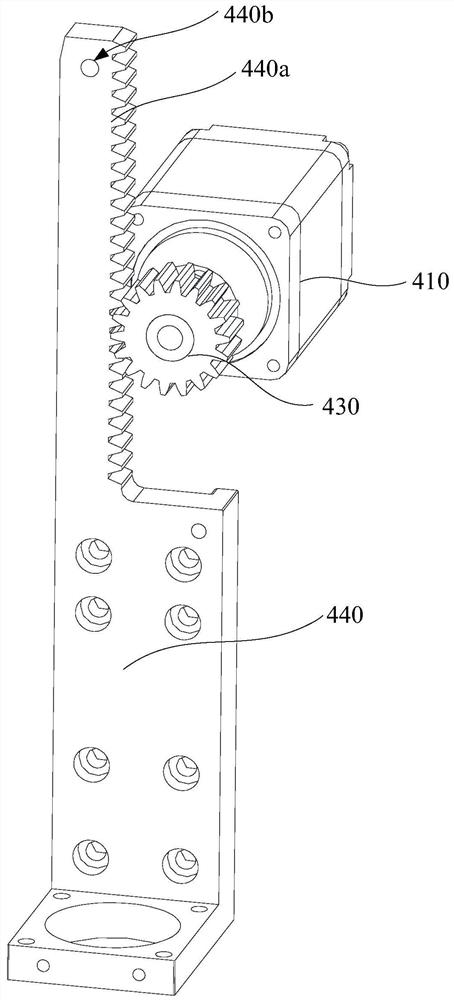 Camera module taking, placing and feeding device, burning equipment and feeding method