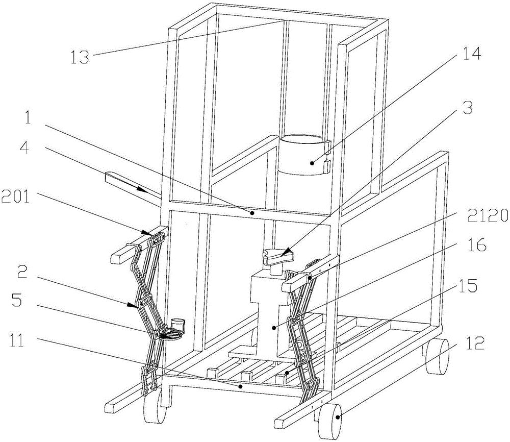 Lower limb rehabilitation training mechanism based on parallel connecting rods