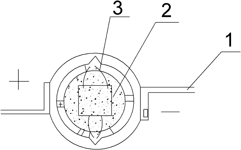 Packaging method for flip LED chips