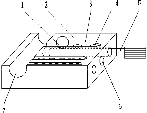 Detecting method for miniature roll balls