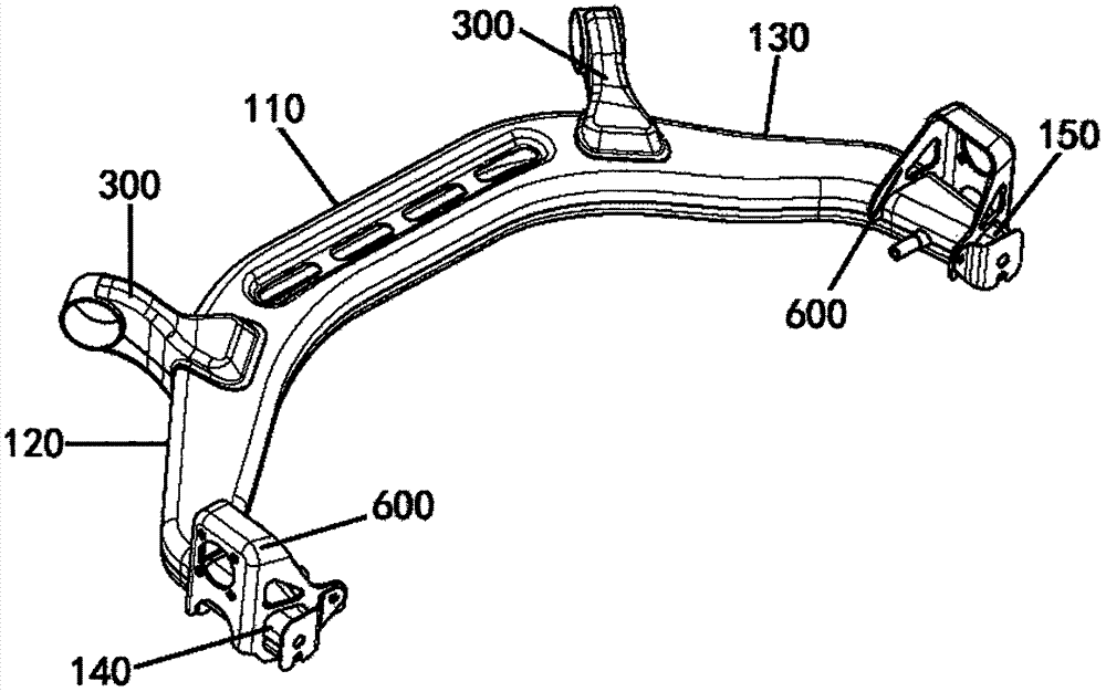 Torsion beam welding assembly structure