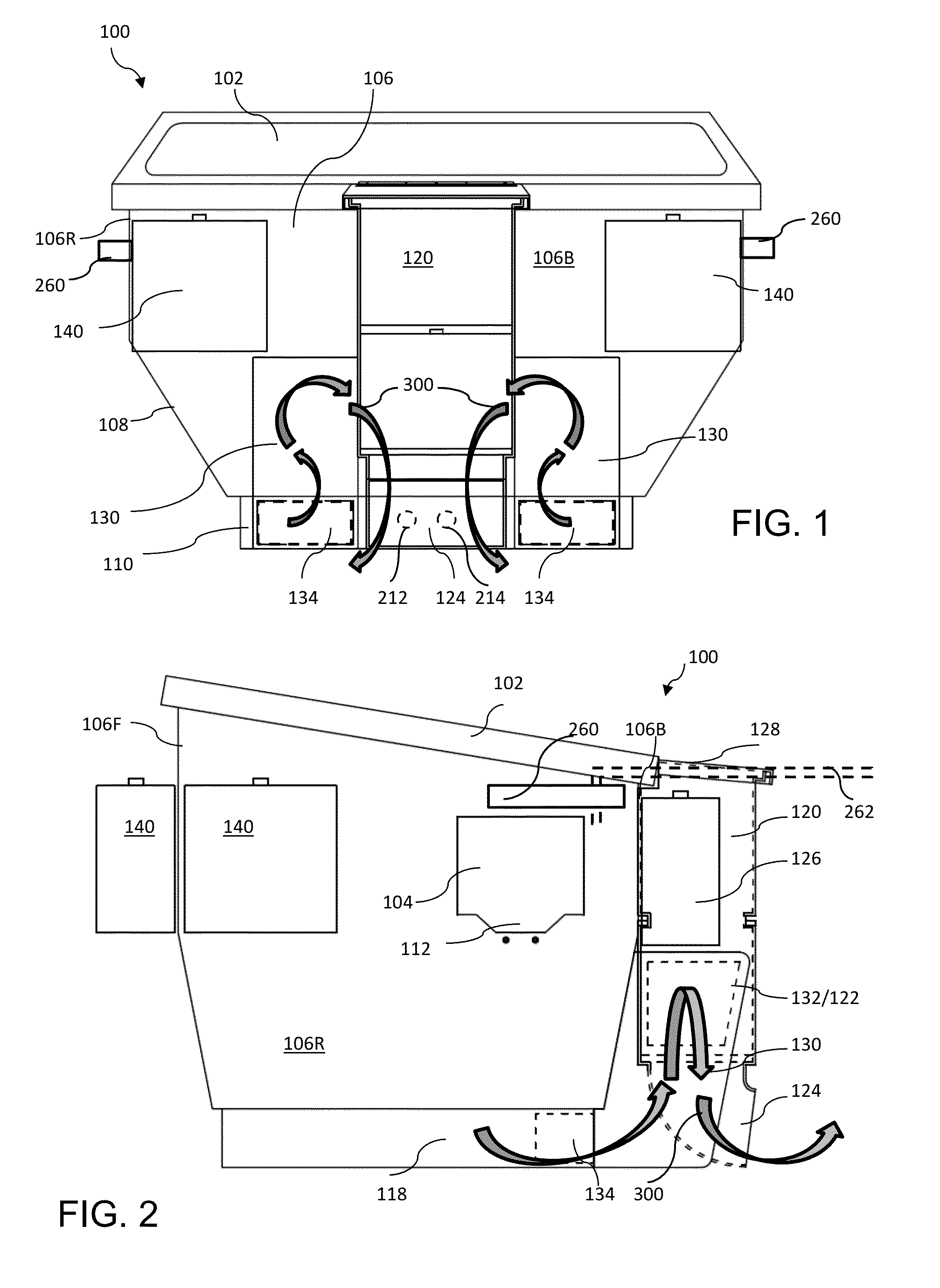 System for removal of contaminants in water