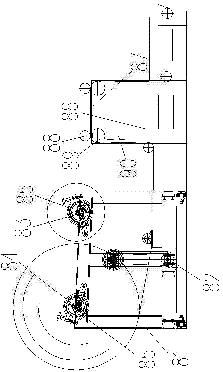 Aqueous synthetic leather production line