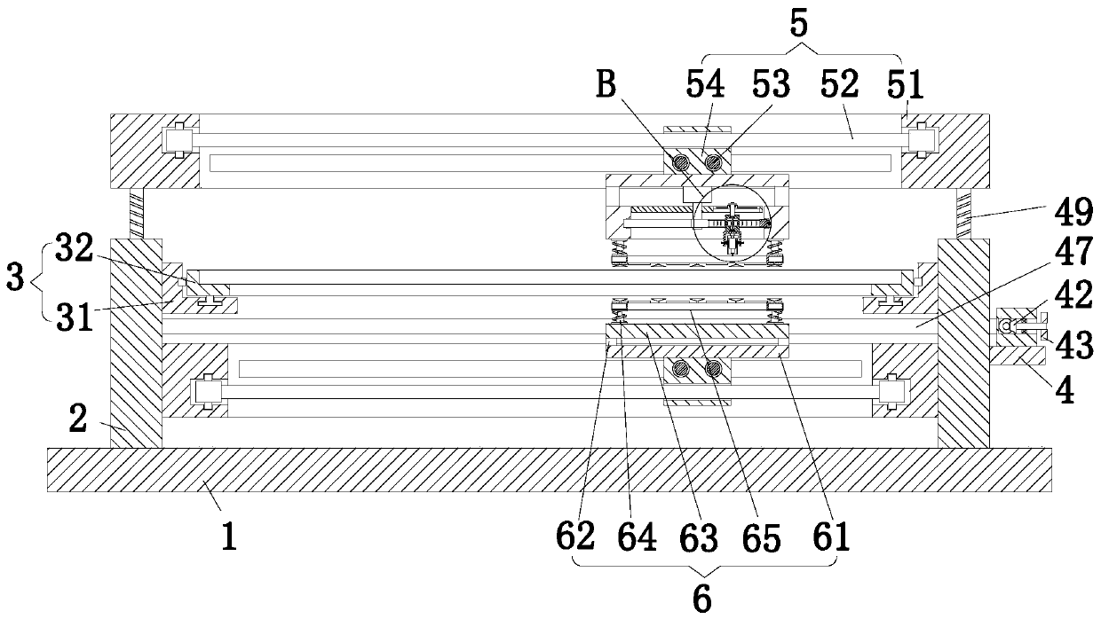 Quick punching device for manufacturing plane glass