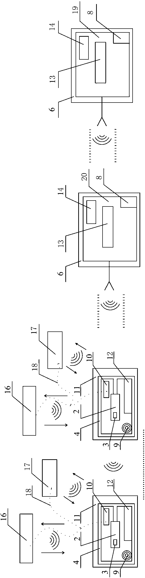 Active interactive visual RFID electronic label module