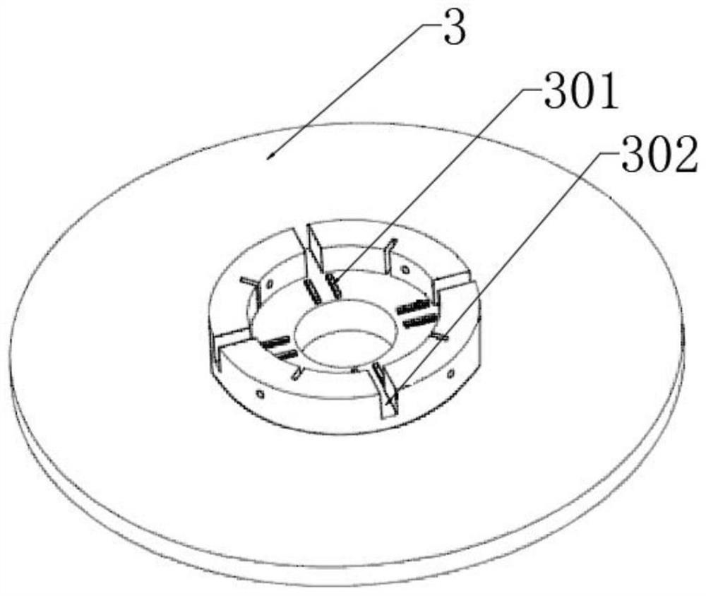 Automatic whole-disc assembling device for interlocking type rotor blades of aero-engine