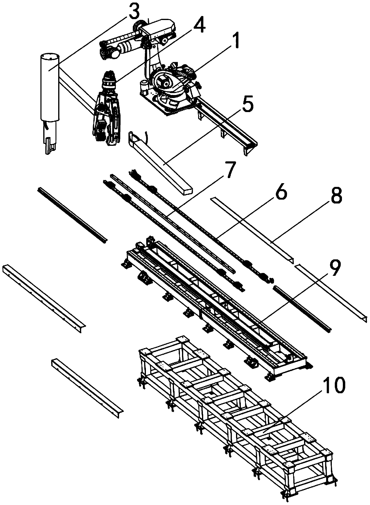 Metallurgical crane with refrigeration and heat preservation functions